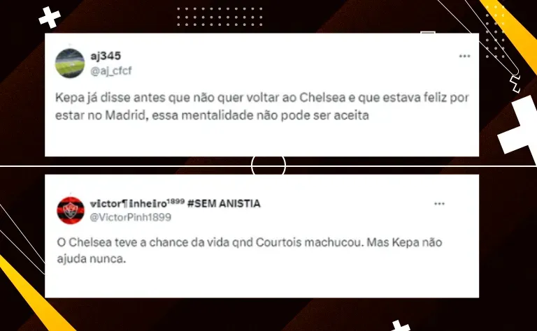 Torcida comenta sobre situação de Kepa no Chelsea