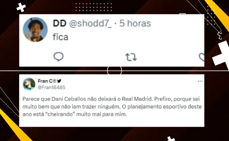 Torcida comenta sobre situação de Ceballos no Real Madrid