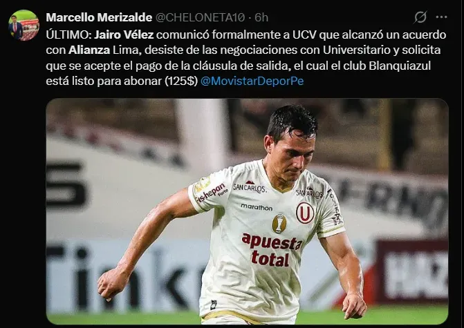 Fuente: @CHELONETA10