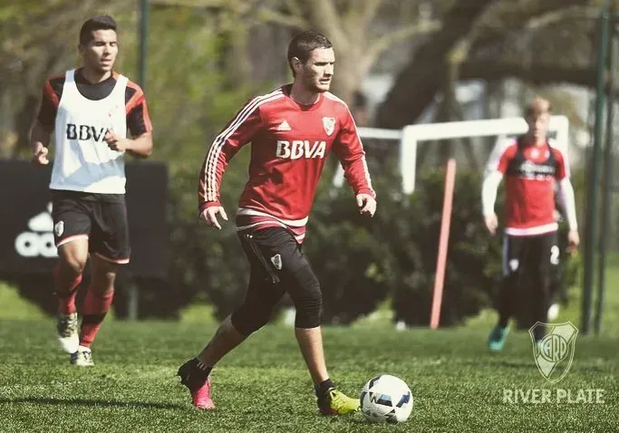 Joaquín Arzura en su paso por River.
