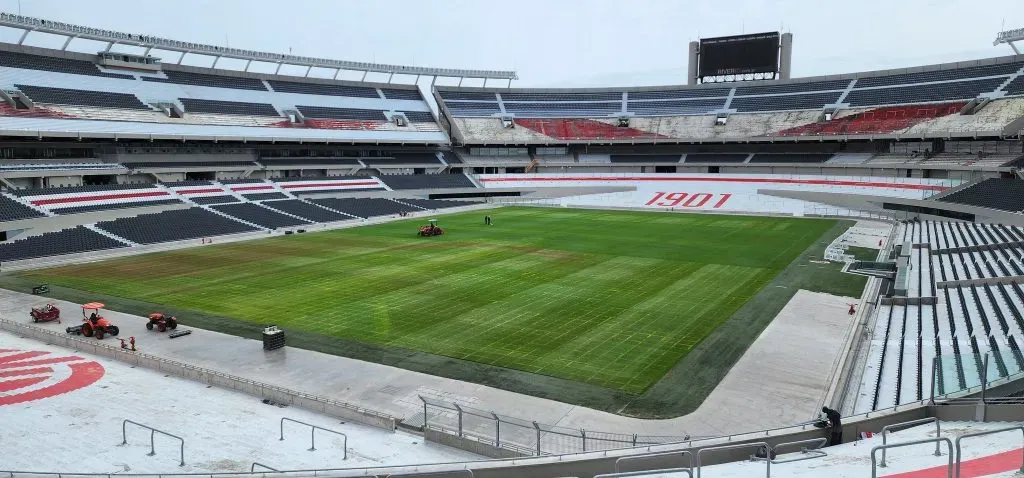 Foto: Obras River.