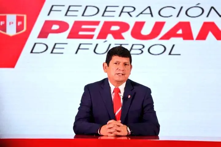 Agustín Lozano, presidente de la Federación Peruana de Fútbol. (Foto: FPF).