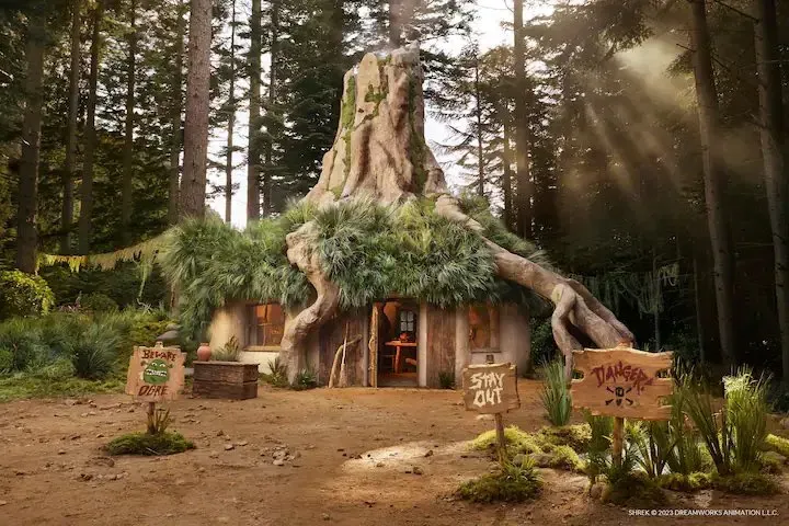 Así es la casa de Shrek  que se puede alquilar en Airbnb.