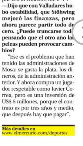 Captura El Mercurio.