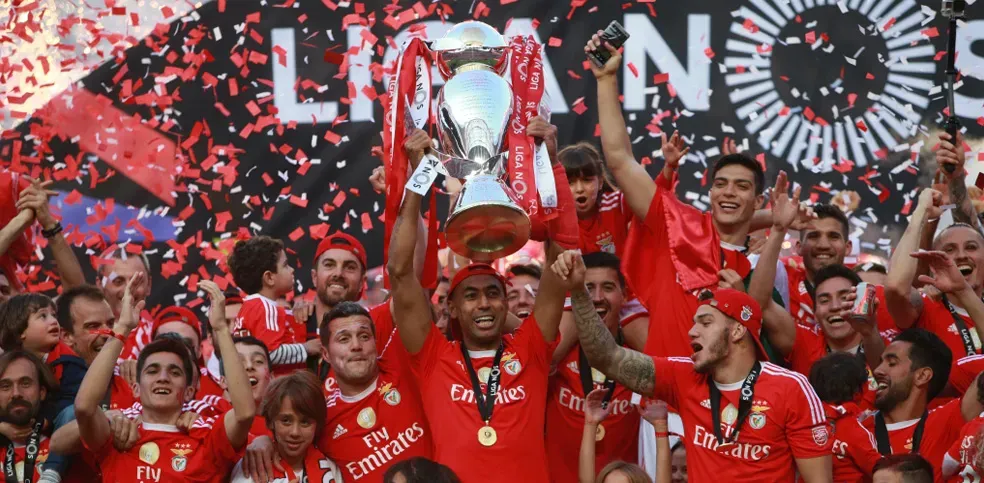Benfica foi campeão nacional em 2015/16. Foto: SL Benfica