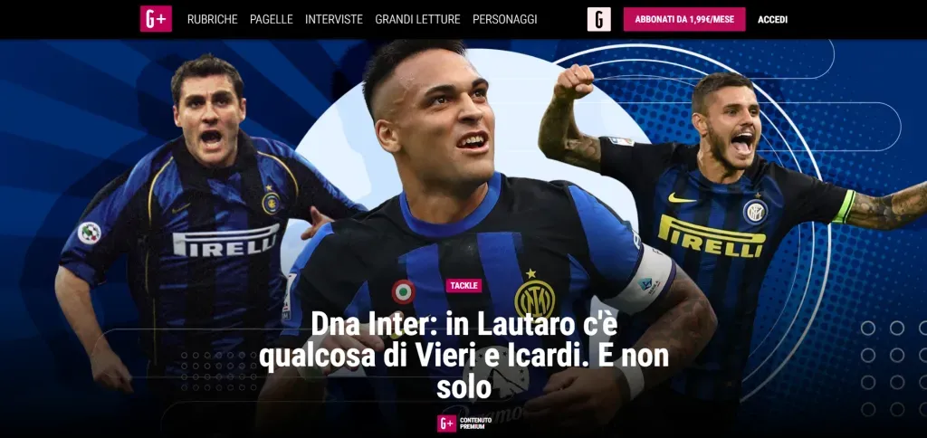 La Gazzetta dello Sport destaca el presente de Lautaro Martínez en el Inter de Milán.