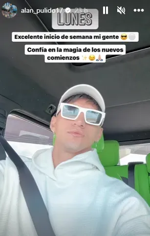 Publicación de Alan Pulido (IG Alan Pulido)