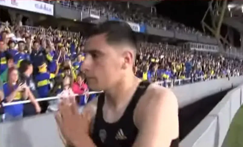 Merentiel le pidió disculpas a los hinchas de Boca. (Foto: Captura TyC Sports)