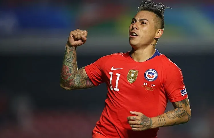 Edu Vargas fue bicampeón y bigoleador en la Roja