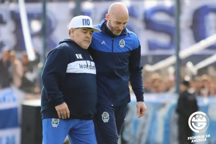 Sebastián Méndez forjó un gran vínculo con Maradona.