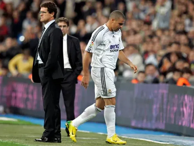 Capello echó a Ronaldo en 2007 por su peso y por ser un ‘líder negativo’.