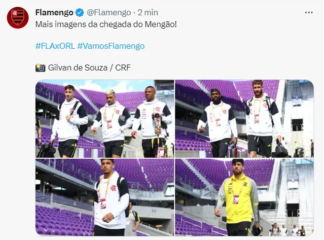 Foto: redes sociais / Flamengo.