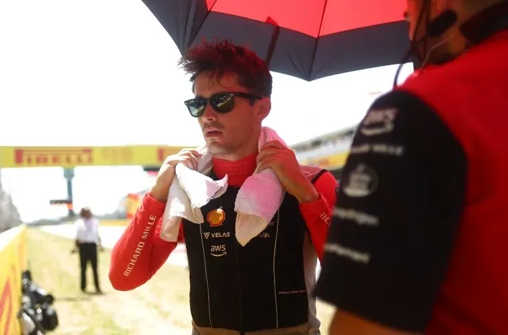 Lars Baron/Getty Images – Leclerc, da Ferrari, vai correr em casa