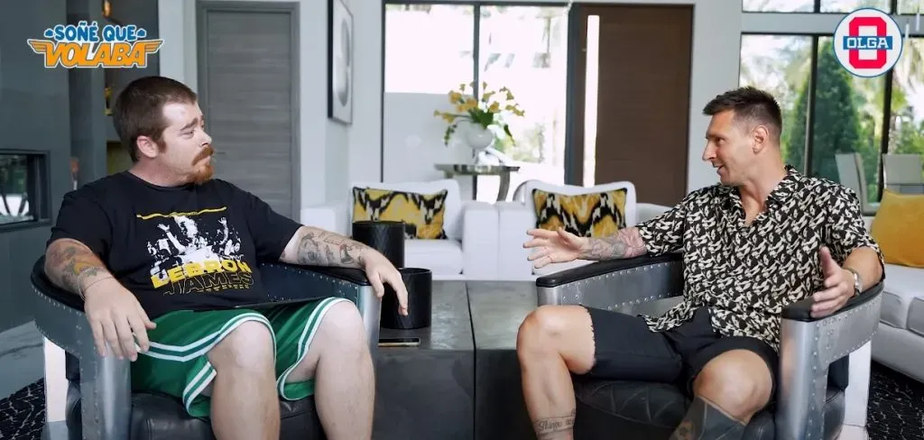Migue Granados entrevistó a Lionel Messi en Olga.