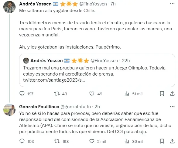 La respuesta de “Fullú” a periodista argentino por los Panamericanos.