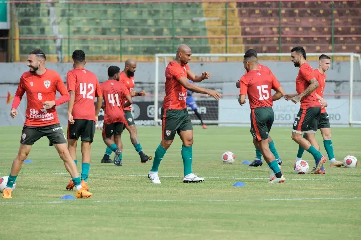 Portuguesa se prepara para o confronto contra o Juventus     (Foto: Twitter oficial da Portuguesa)