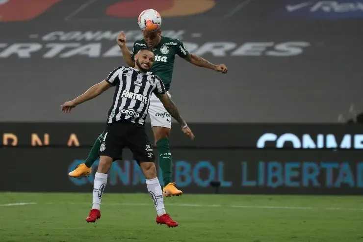 Breno Lopes, marcando o gol do título do Palmeiras na Libertadores. (Foto: Getty Images)