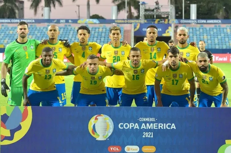 Seleção brasileira na Copa América. (Foto: Getty Images)