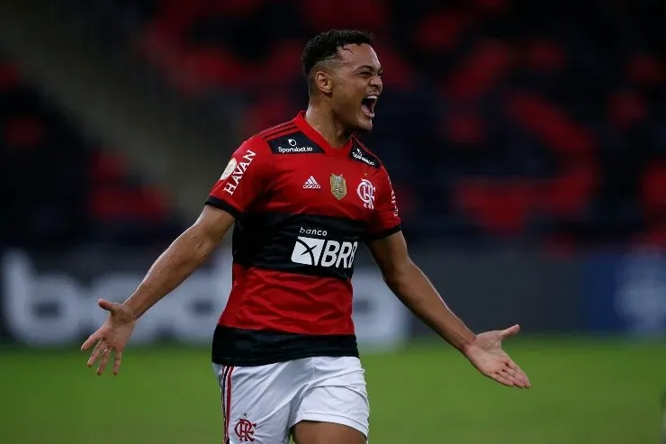 Rodrigo Muniz, no Flamengo. (Foto: Getty Images)
