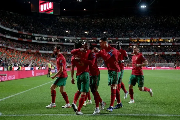 Pedro Fiúza/NurPhoto via Getty Images – Seleção portuguesa em jogo pelas Eliminatorias para a Copa do Mundo
