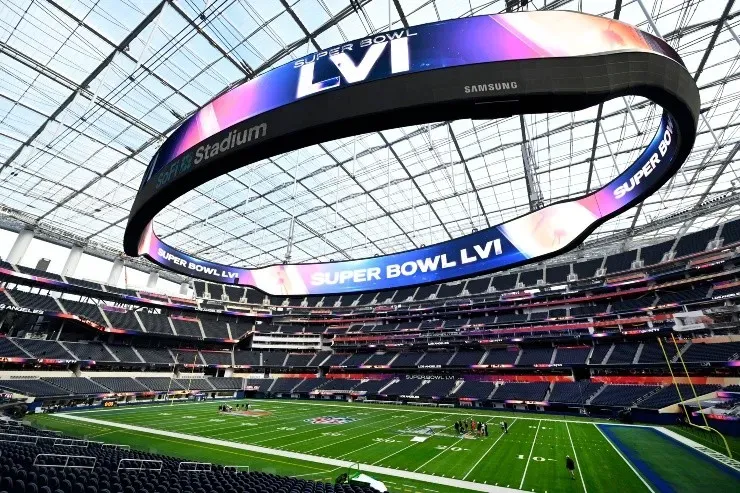 Brittany Murray/MediaNews Group/Long Beach Press-Telegram via Getty Images – SoFi Stadium, palco do Super Bowl LVI