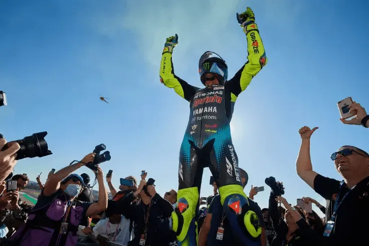 Foto: Getty Images – Despedida de Valentino Rossi da MotoGP
