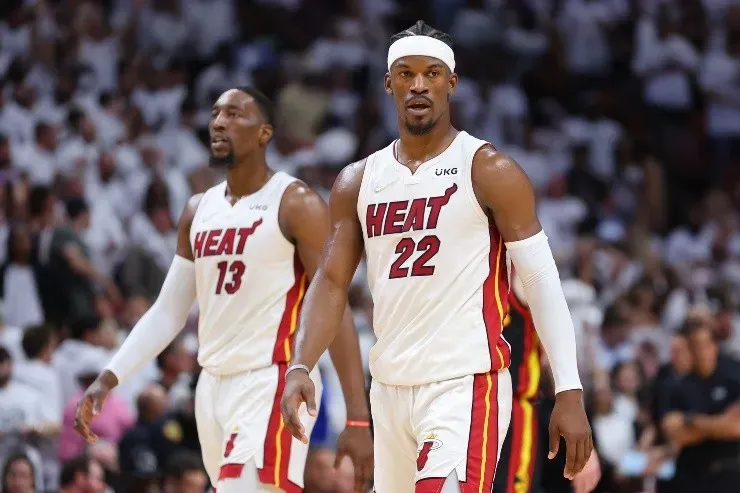 Michael Reaves/Getty Images – Jogadores do Miami Heat