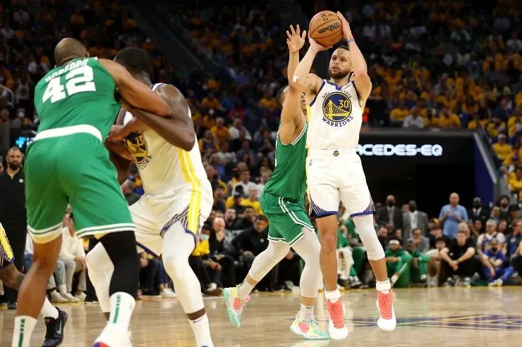 Ezra Shaw/Getty Images – Warriors x Celtics no jogo 2