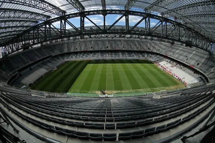 El estadio del juego de vuelta, Getty