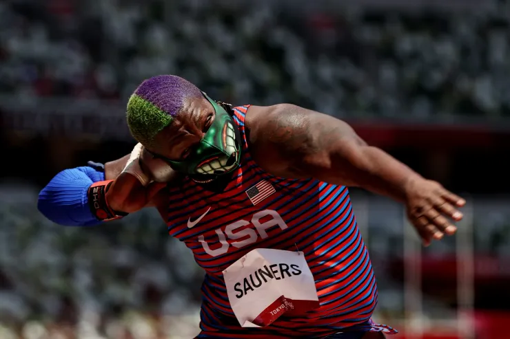 Raven Saunders (Fuente: Getty Images)