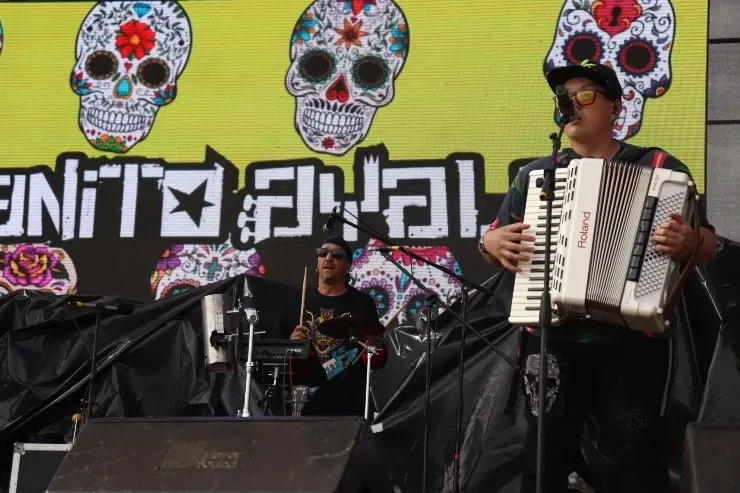 Los músicos de la banda de Juanito Ayala.(Foto: Valentina Alfaro)