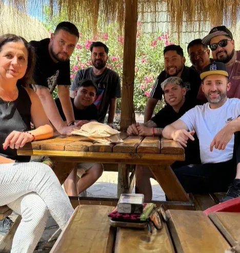 La foto filtrada en redes sociales en la casa de Palacios.