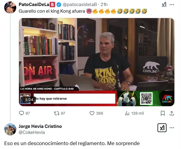 La respuesta de Hevia a Guarello.
