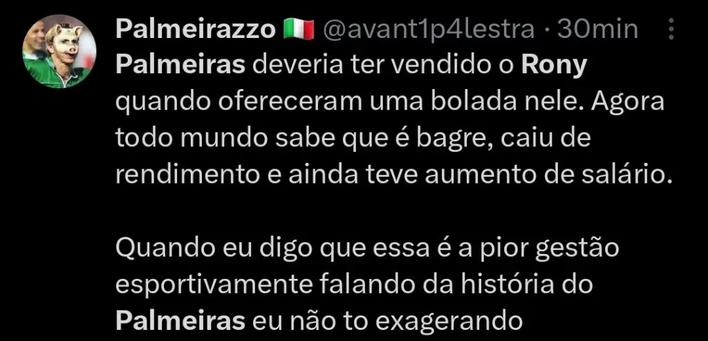 Repercussão via Twitter