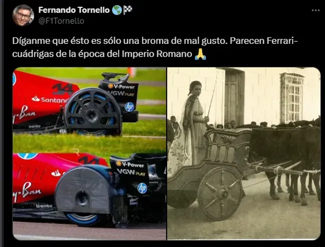 Fernando Tornello no se mostró en concordancia con lo probado por Ferrari.