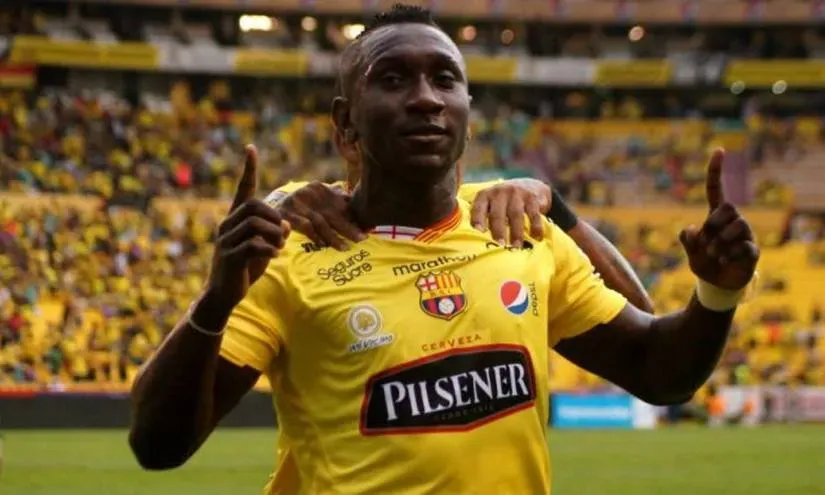 Erick Castillo en Barcelona SC en 2018. Foto: LigaPro.