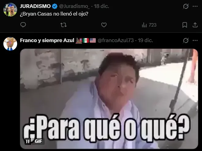 Afición de Cruz Azul reacciona a la baja de Bryan Casas (X)
