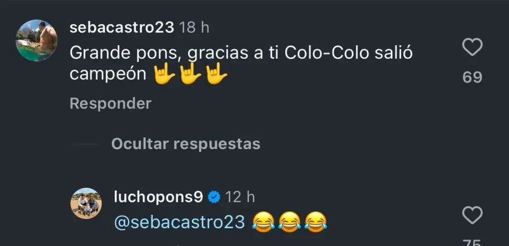 Este es el mensaje que desató la avalancha de hinchas de U de Chile en contra de Luciano Pons.