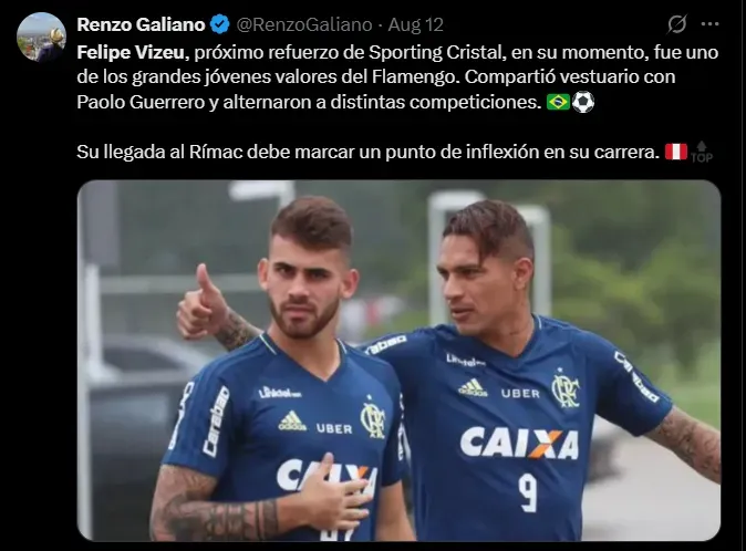 Fuente: @RenzoGaliano