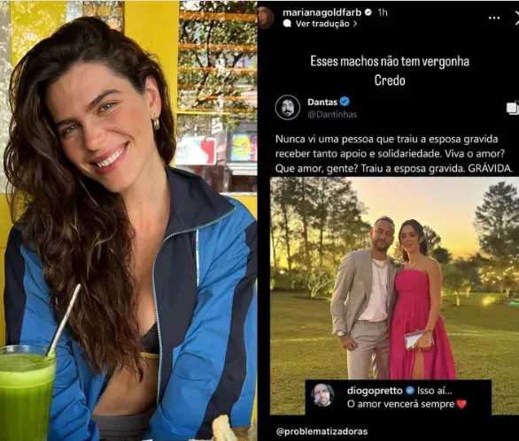 Mariana Goldfarb comenta sobre pedido de desculpas de Neymar - Foto: Instagram @subscelebrities