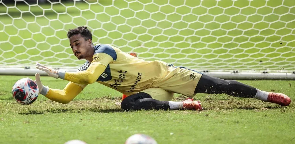 Paulo Mazoti nunca teve a confiança da diretoria do Santos e ficou sem espaço – Foto: Bruno Santoni / Santos FC.