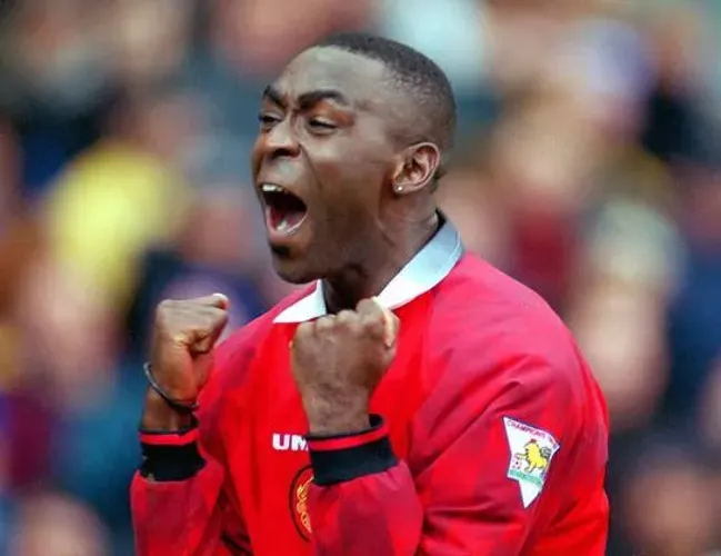 Andy Cole es uno de los máximos goleadores históricos del Manchester United.