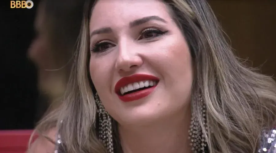 Amanda durante confinamento no BBB 23 – Imagem: Reprodução/Globo