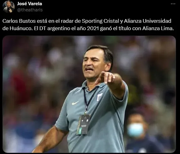 Guillermo Farré podría ser reemplazado por Carlos Bustos (Foto: X).