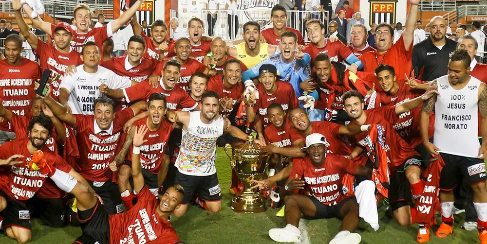 Ituano conquistou o Paulista em 2014. Divulgação/Ituano.