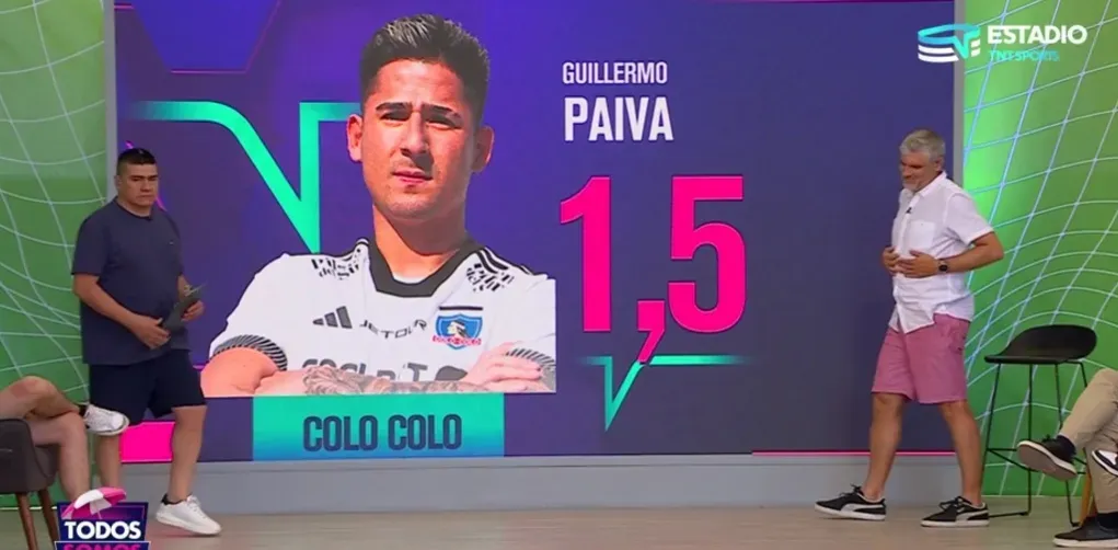 Paiva fue calificado con un mísero 1,5 en TNT Sports