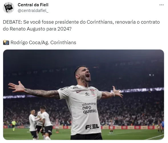 Renato Augusto está em fim de contrato. Cabe em seu clube?