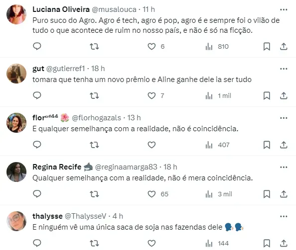 Fãs comentam sobre Terra e Paixão no Twitter - Foto: Twitter