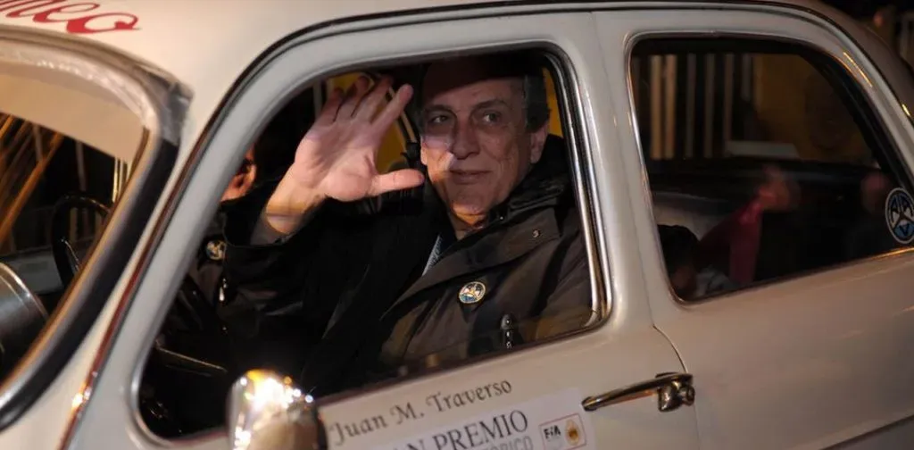 Juan María Traverso, ídolo del automovilismo argentino.