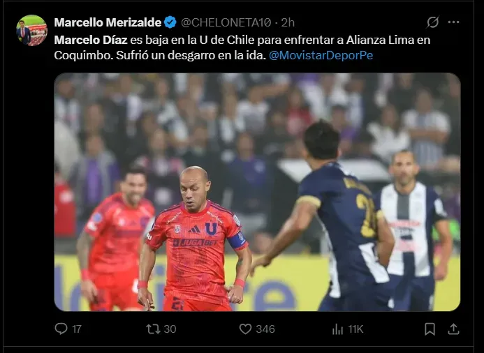 Fuente:  @CHELONETA10